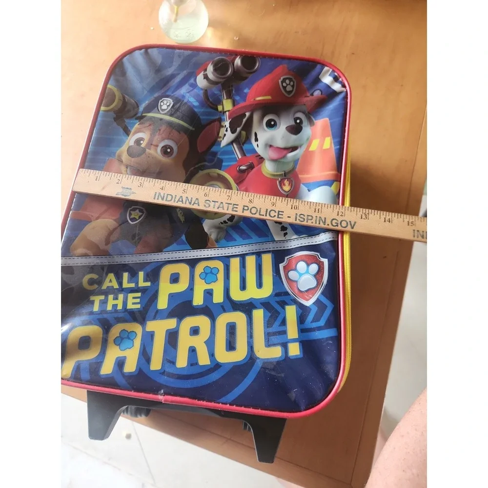 Paw Patrol Rolling Travel Suitcase-Nickelodeon Call‎ The Paw Patrol 18Lx13W